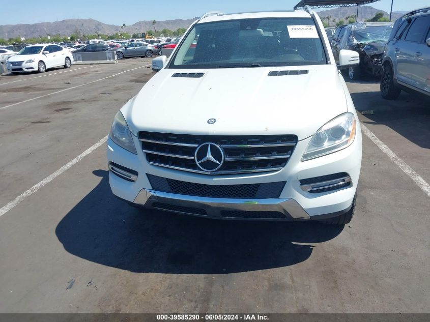 2012 Mercedes-Benz Ml 350 Bluetec 4Matic VIN: 4JGDA2EBXCA051424 Lot: 39585290