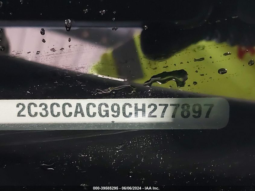 2012 Chrysler 300 Limited VIN: 2C3CCACG9CH277897 Lot: 39585295