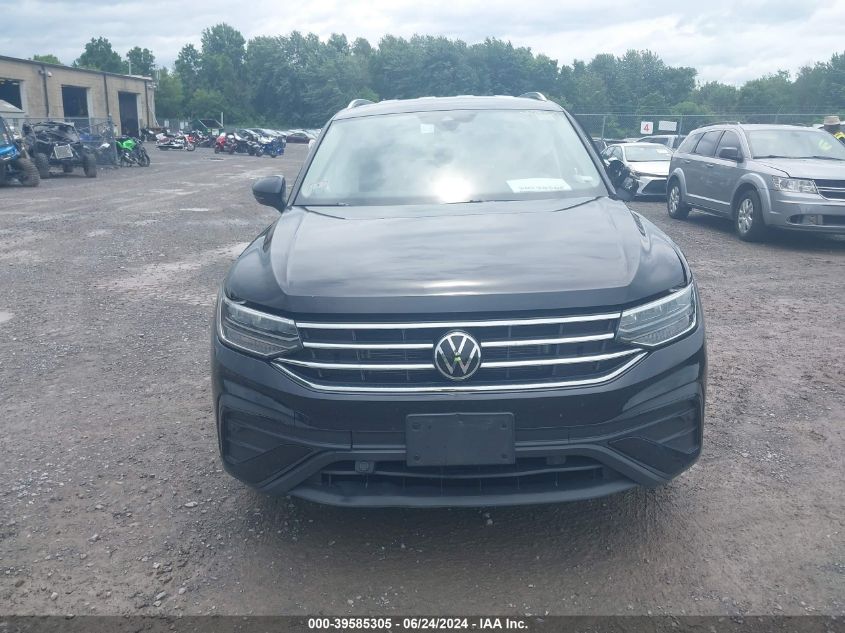 2022 Volkswagen Tiguan 2.0T Se VIN: 3VV2B7AX6NM156833 Lot: 39585305