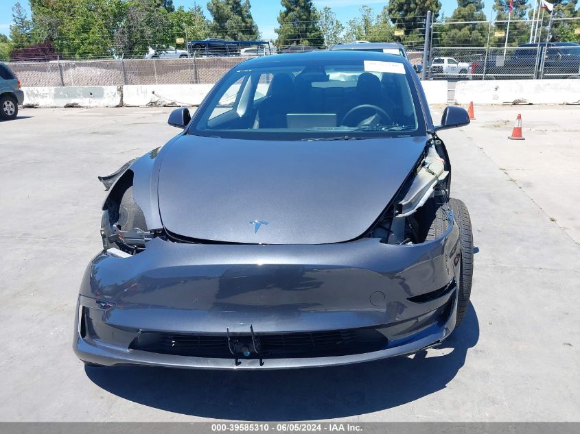 2023 Tesla Model 3 Rear-Wheel Drive VIN: 5YJ3E1EAXPF668616 Lot: 39585310