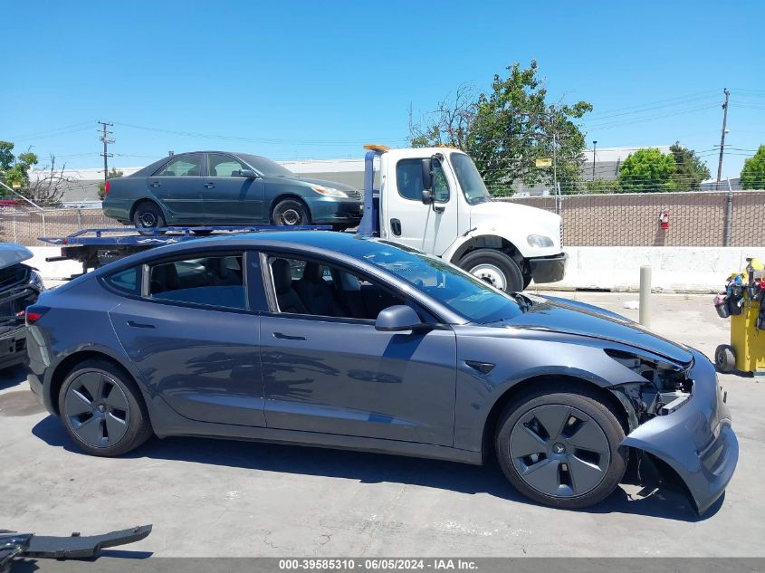 2023 Tesla Model 3 Rear-Wheel Drive VIN: 5YJ3E1EAXPF668616 Lot: 39585310