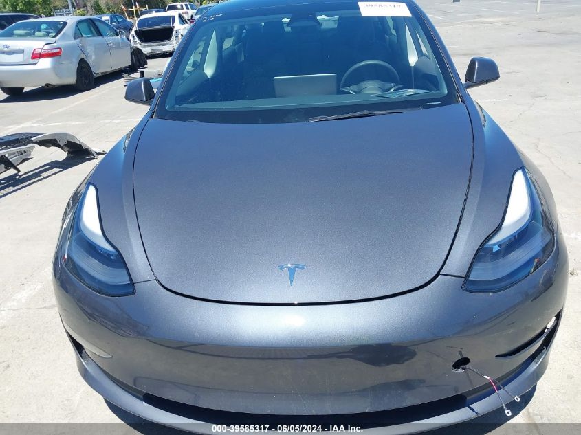 2023 Tesla Model 3 Long Range Dual Motor All-Wheel Drive VIN: 5YJ3E1EB3PF685881 Lot: 39585317