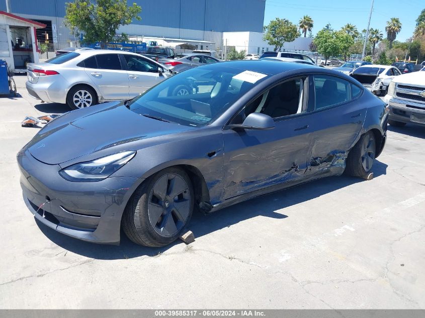 2023 Tesla Model 3 Long Range Dual Motor All-Wheel Drive VIN: 5YJ3E1EB3PF685881 Lot: 39585317