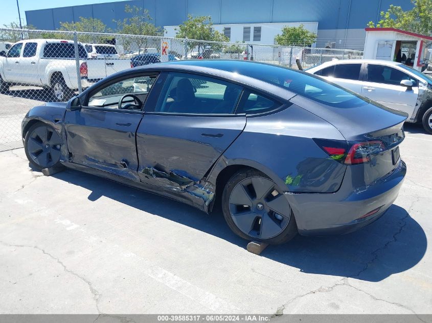 2023 Tesla Model 3 Long Range Dual Motor All-Wheel Drive VIN: 5YJ3E1EB3PF685881 Lot: 39585317