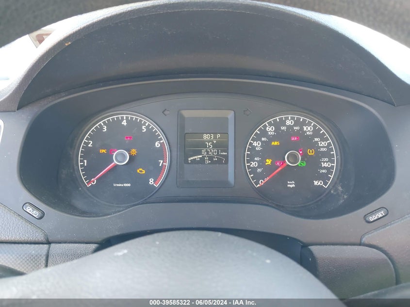 2013 Volkswagen Jetta 2.0L S VIN: 3VW2K7AJ2DM399710 Lot: 39585322