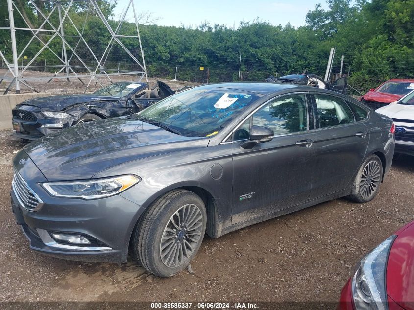 2018 Ford Fusion Energi Titanium VIN: 3FA6P0SU1JR127515 Lot: 39585337