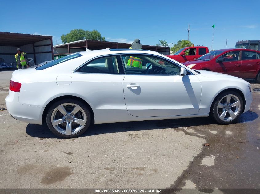 2013 Audi A5 2.0T Premium VIN: WAUCFAFR4DA055426 Lot: 39585349