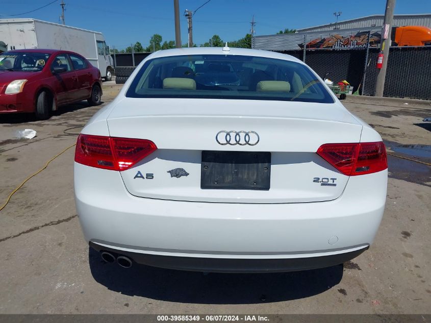 2013 Audi A5 2.0T Premium VIN: WAUCFAFR4DA055426 Lot: 39585349