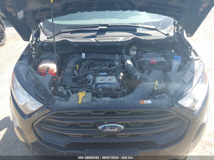 2021 Ford Ecosport S VIN: MAJ3S2FE1MC398559 Lot: 39585353