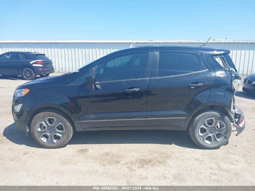 2021 Ford Ecosport S VIN: MAJ3S2FE1MC398559 Lot: 39585353