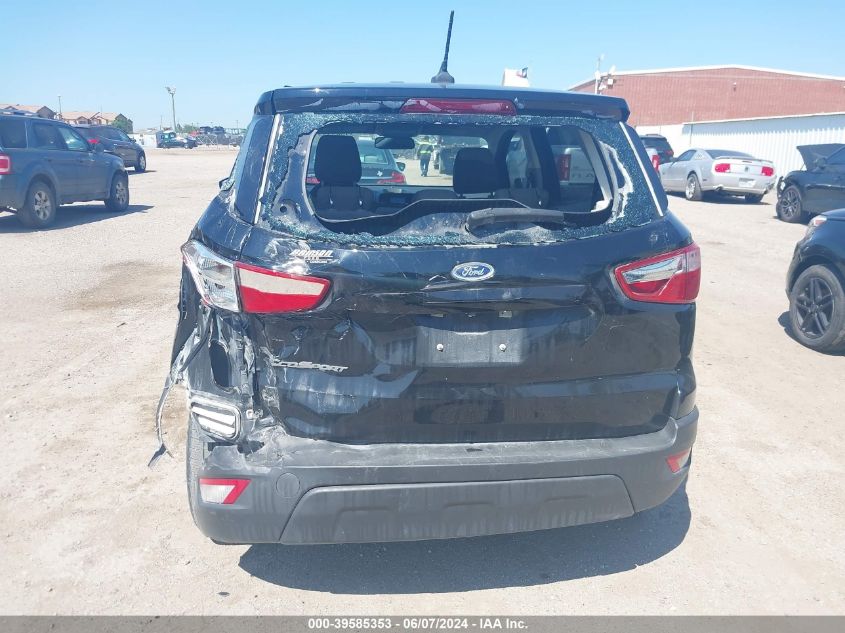 2021 Ford Ecosport S VIN: MAJ3S2FE1MC398559 Lot: 39585353