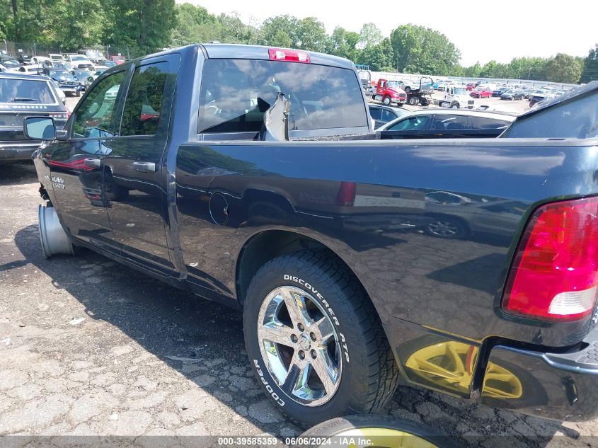 2017 Ram 1500 Express Quad Cab 4X2 6'4 Box VIN: 1C6RR6FT2HS616128 Lot: 39585359