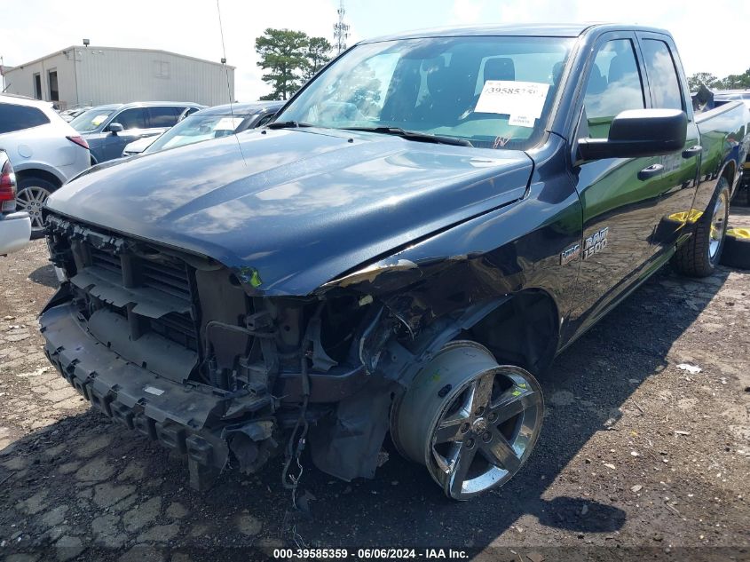 2017 Ram 1500 Express Quad Cab 4X2 6'4 Box VIN: 1C6RR6FT2HS616128 Lot: 39585359