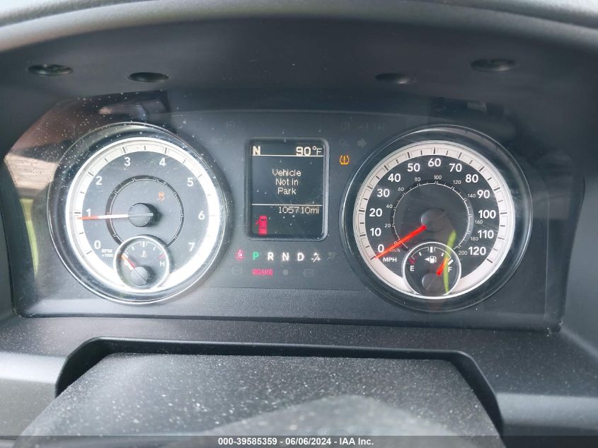 2017 Ram 1500 Express Quad Cab 4X2 6'4 Box VIN: 1C6RR6FT2HS616128 Lot: 39585359