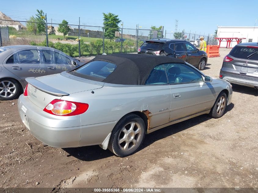 2002 Toyota Camry Solara Se/Sle VIN: 2T1FF28P92C573526 Lot: 39585368