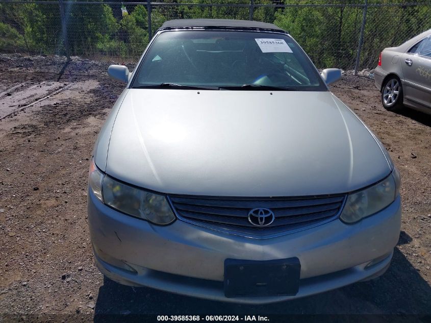 2002 Toyota Camry Solara Se/Sle VIN: 2T1FF28P92C573526 Lot: 39585368