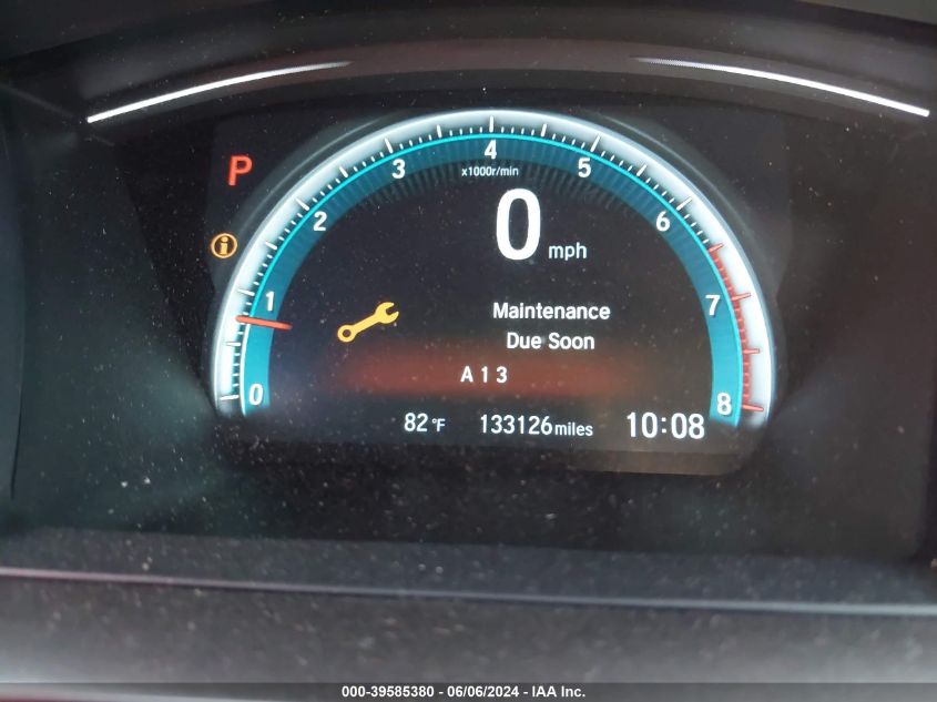 2018 Honda Civic Ex VIN: SHHFK7H56JU218149 Lot: 39585380