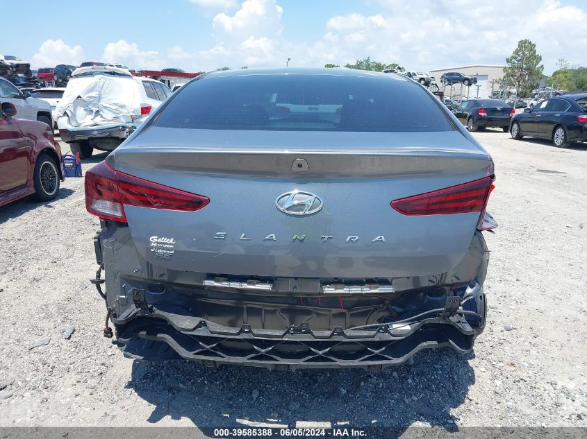 2019 Hyundai Elantra Se VIN: 5NPD74LF0KH493141 Lot: 39585388