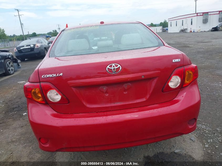 2010 Toyota Corolla Xle VIN: 2T1BU4EE3AC290573 Lot: 39585413