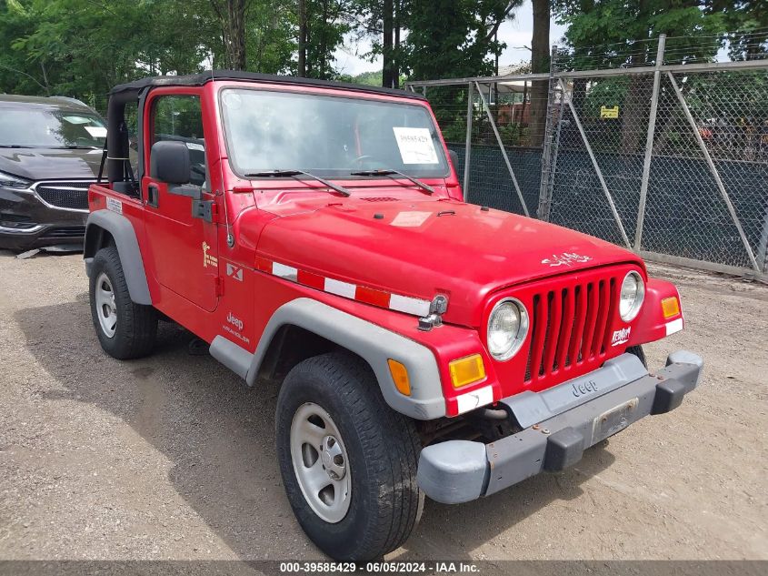 2004 Jeep Wrangler X VIN: 1J4FA39S94P717887 Lot: 39585429