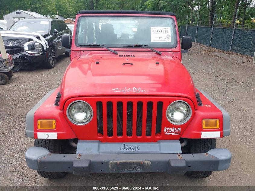 2004 Jeep Wrangler X VIN: 1J4FA39S94P717887 Lot: 39585429