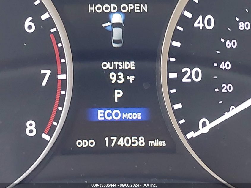 2013 Lexus Es 350 VIN: JTHBK1GG3D2030355 Lot: 39585444