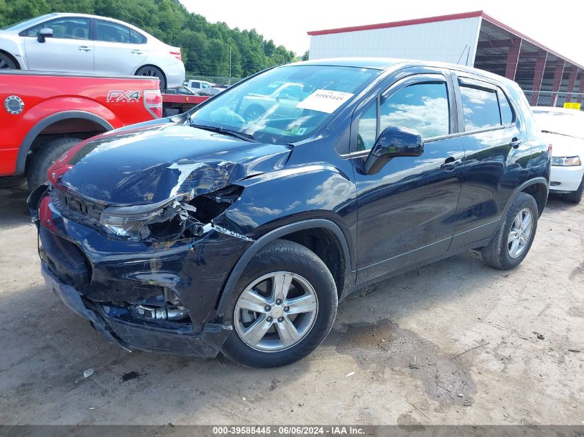 2021 Chevrolet Trax Awd Ls VIN: KL7CJNSM9MB373715 Lot: 39585445