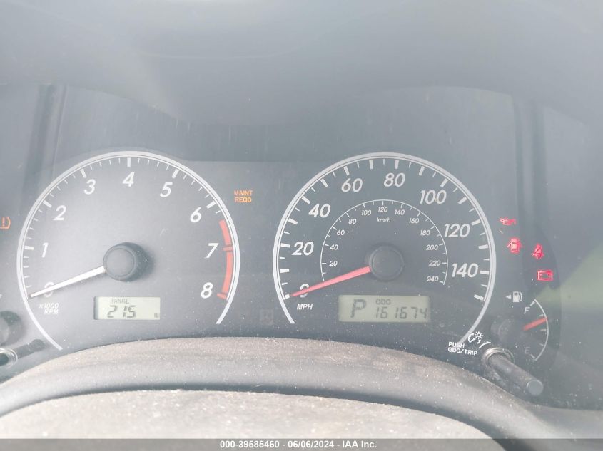 2009 Toyota Corolla Le VIN: 2T1BU40E09C166005 Lot: 39585460