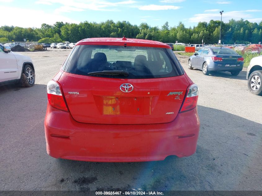 2009 Toyota Matrix S VIN: 2T1LE40E29C008444 Lot: 39585467