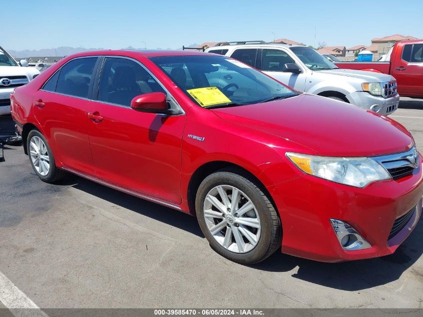 2012 Toyota Camry Hybrid Xle VIN: 4T1BD1FKXCU017330 Lot: 39585470