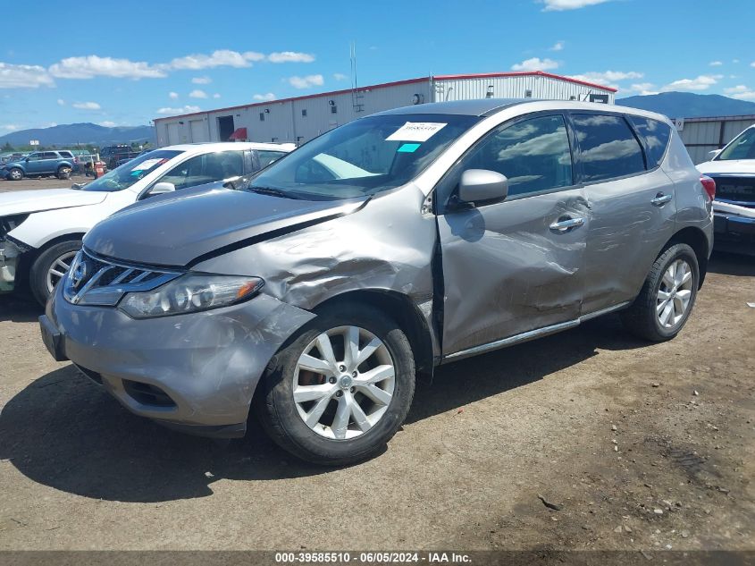 2012 Nissan Murano S VIN: JN8AZ1MW7CW219171 Lot: 39585510