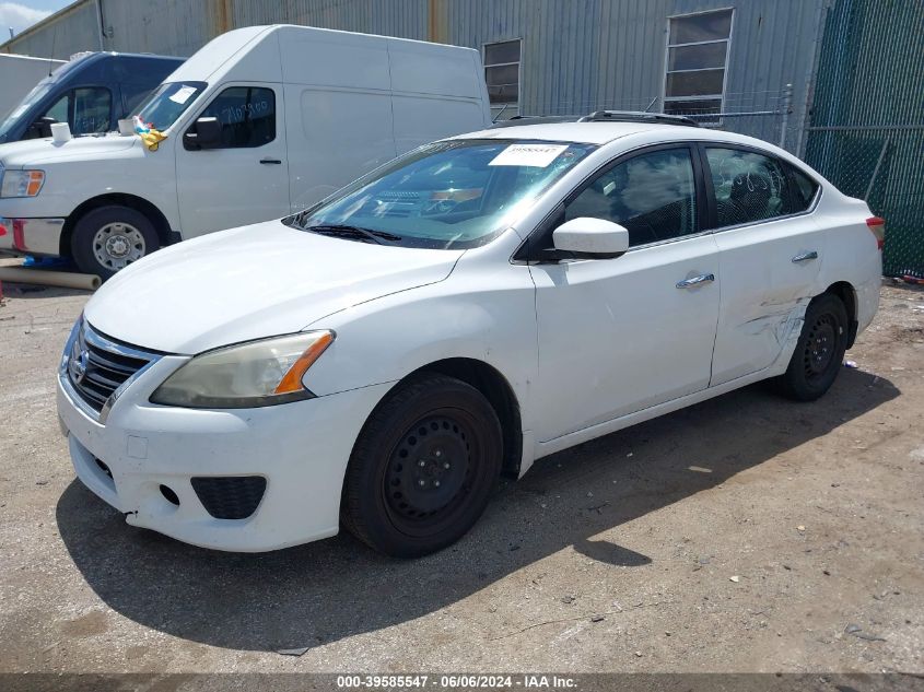 2015 Nissan Sentra S VIN: 3N1AB7AP4FY319857 Lot: 39585547