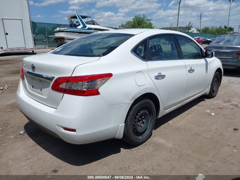 2015 Nissan Sentra S VIN: 3N1AB7AP4FY319857 Lot: 39585547