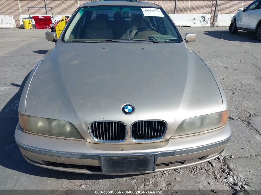 1998 BMW 540 I Automatic VIN: WBADE6328WBW58050 Lot: 39585566