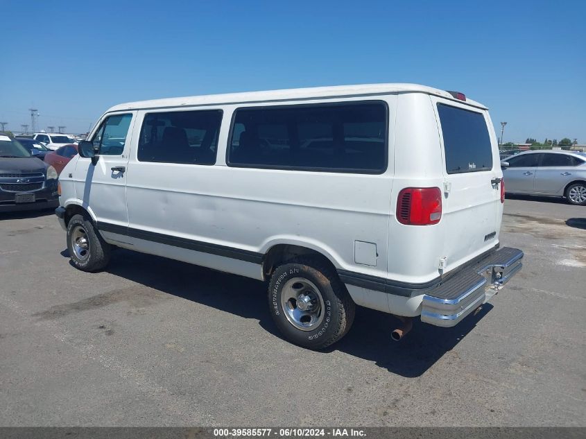 1995 Dodge Ram Wagon B2500 VIN: 2B4HB25Y3SK563971 Lot: 39585577