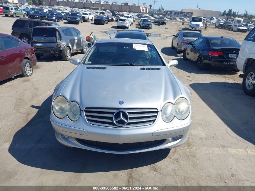 2004 Mercedes-Benz Sl 500 VIN: WDBSK75F44F075780 Lot: 39585582