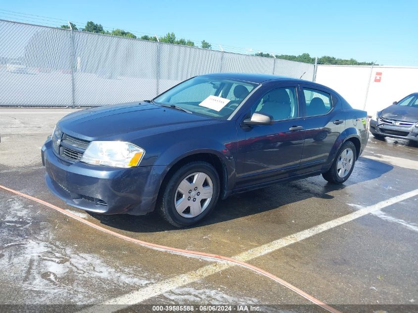 2008 Dodge Avenger Se VIN: 1B3LC46K58N256350 Lot: 39585588