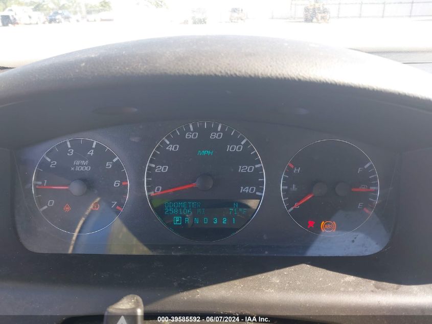 2009 Chevrolet Impala Lt VIN: 2G1WT57K691121728 Lot: 39585592