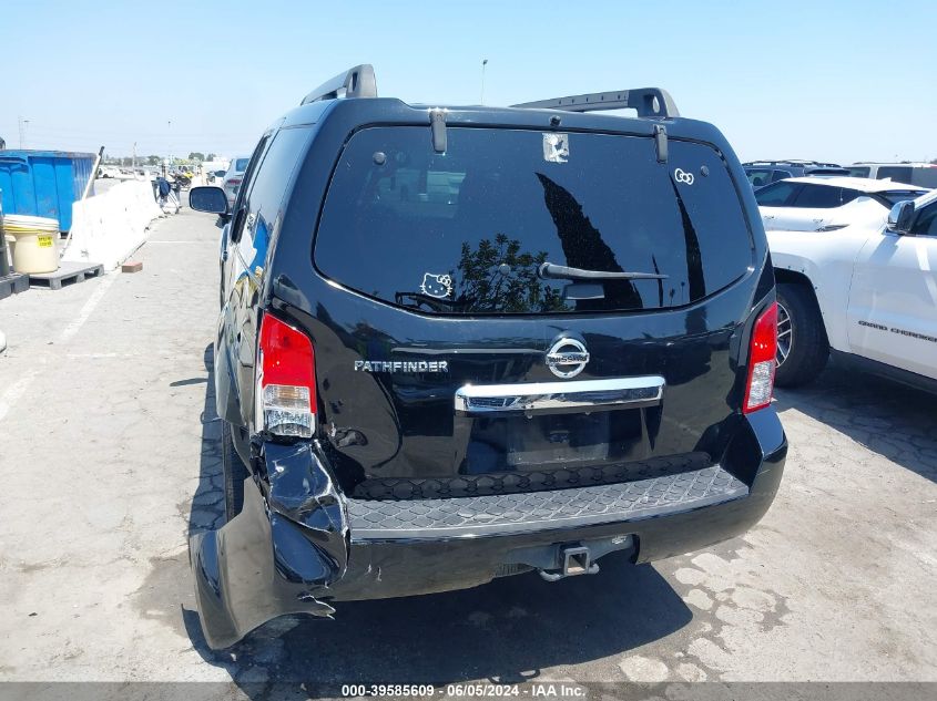 2010 Nissan Pathfinder S VIN: 5N1AR1NB8AC630063 Lot: 39585609