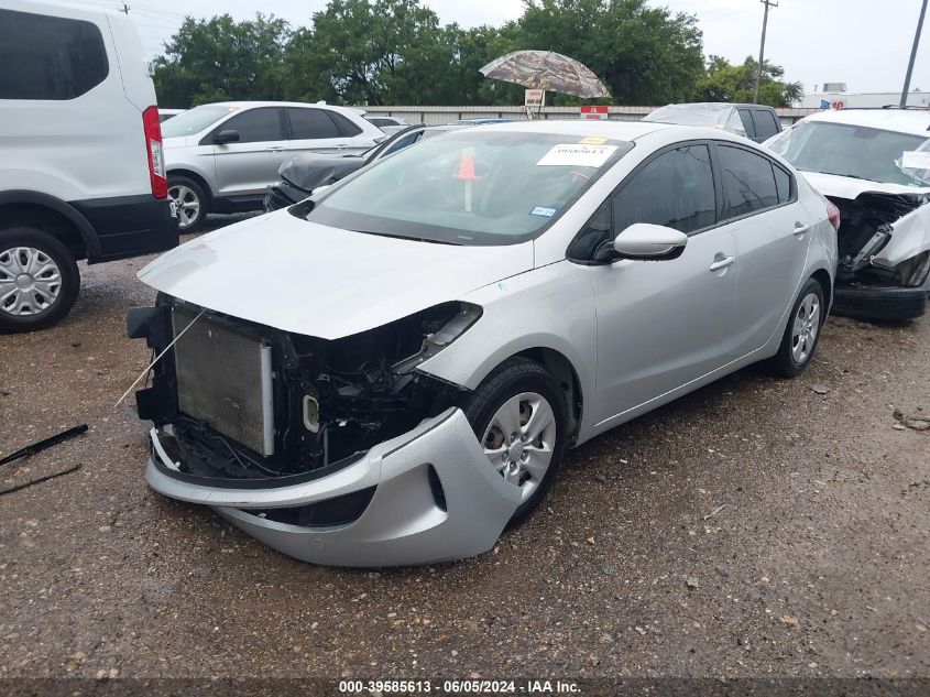 2017 Kia Forte Lx VIN: 3KPFL4A72HE119918 Lot: 39585613