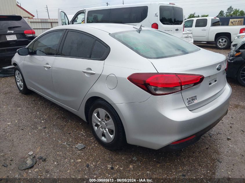 2017 Kia Forte Lx VIN: 3KPFL4A72HE119918 Lot: 39585613