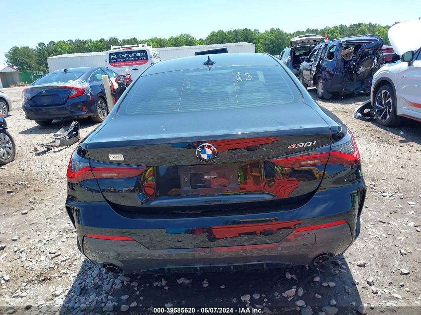 2021 BMW 430I VIN: WBA53AP07MCE74671 Lot: 39585620