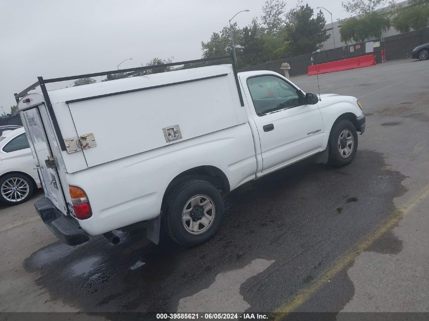 2004 Toyota Tacoma VIN: 5TENL42N54Z405564 Lot: 39585621