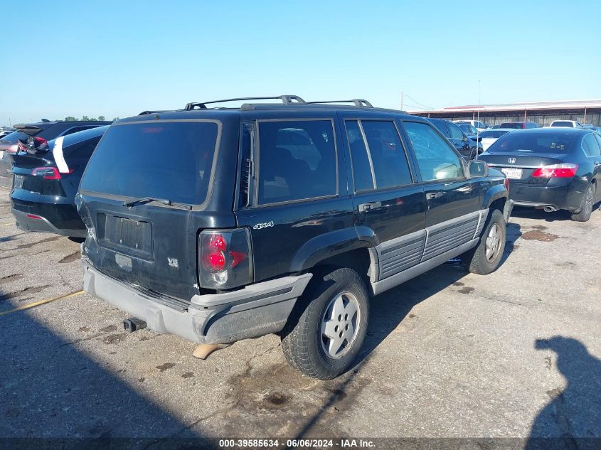 1995 Jeep Grand Cherokee Laredo VIN: 1J4GZ58Y6SC722631 Lot: 39585634