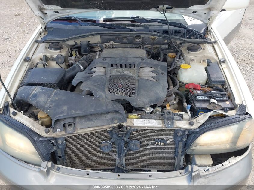 2001 Subaru Outback H6-3.0 VIN: 4S3BH896817666510 Lot: 39585653