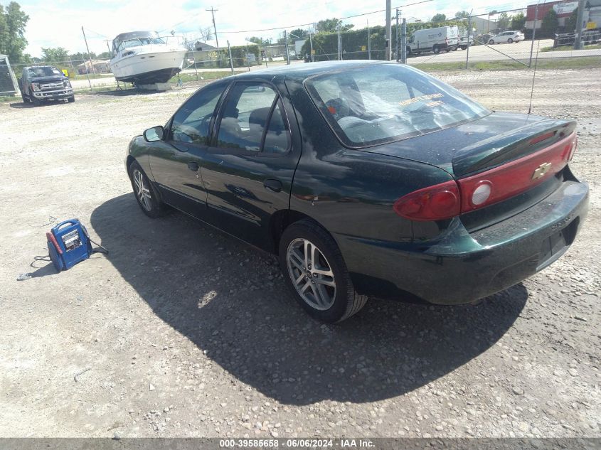 2004 Chevrolet Cavalier VIN: 1G1JC52F247142981 Lot: 39585658