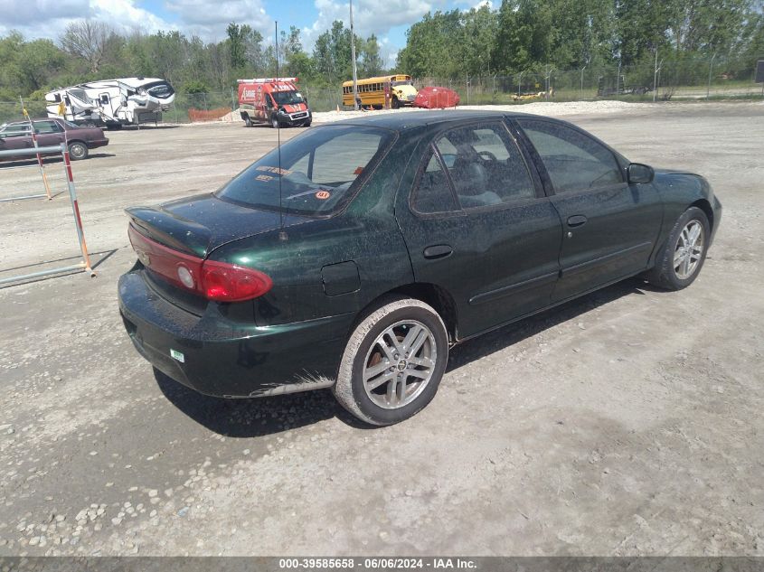 2004 Chevrolet Cavalier VIN: 1G1JC52F247142981 Lot: 39585658