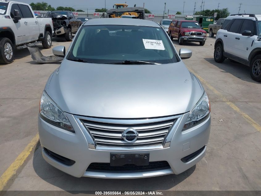 2015 Nissan Sentra Sv VIN: 3N1AB7AP6FY261637 Lot: 39585664