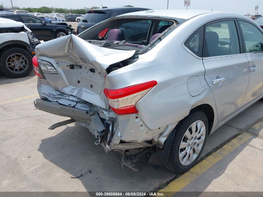 2015 Nissan Sentra Sv VIN: 3N1AB7AP6FY261637 Lot: 39585664