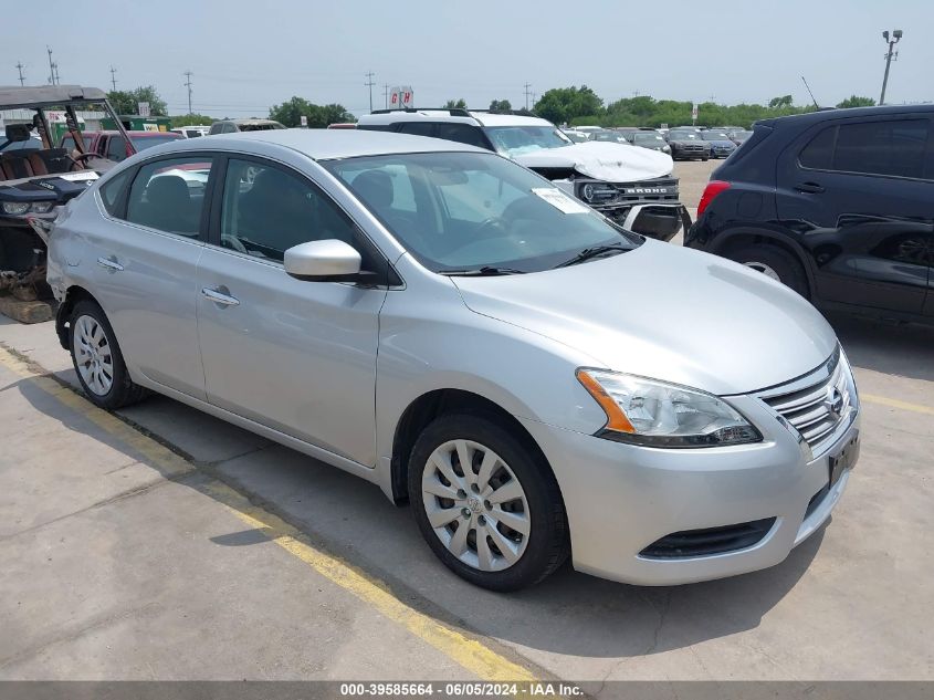 2015 Nissan Sentra Sv VIN: 3N1AB7AP6FY261637 Lot: 39585664